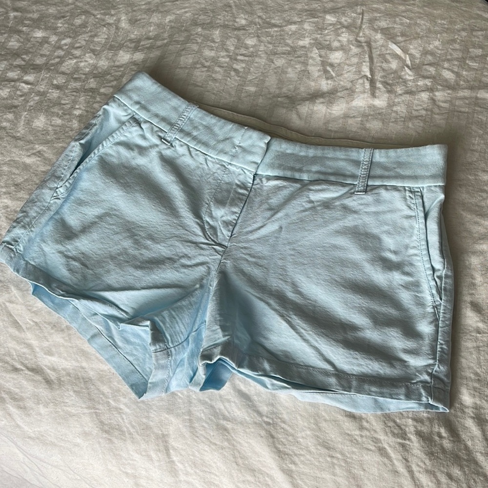J Crew Blue Chino Shorts